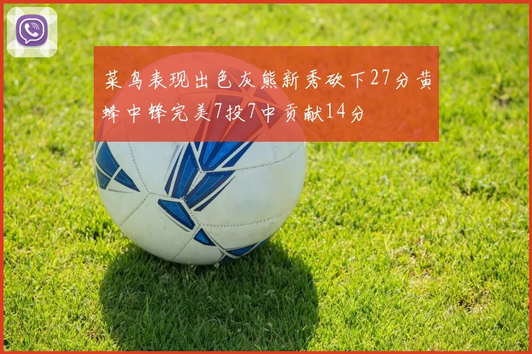 菜鸟表现出色灰熊新秀砍下27分黄蜂中锋完美7投7中贡献14分